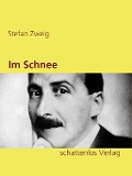 Cover-Bild zum Titel 'Im Schnee' von 'Stefan Zweig'