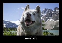 Cover-Bild zum Titel 'Hunde 2027 Fotokalender DIN A3' von 'Tobias Becker'