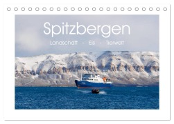 Cover-Bild zum Titel 'Spitzbergen - Landschaft - Eis - Tierwelt (Tischkalender 2026 DIN A5 quer), CALVENDO Monatskalender' von 'Andreas Huppert'