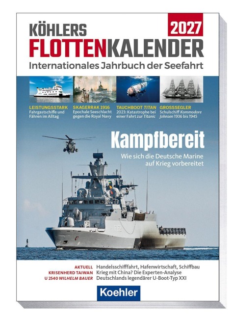 Köhlers FlottenKalender 2027 - 