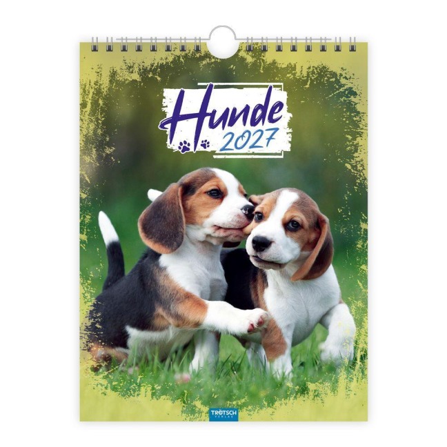 TRÖTSCH - Notizkalender zum Hängen Hunde 2027 - 