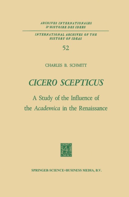 Cicero Scepticus - Charles B. Schmitt