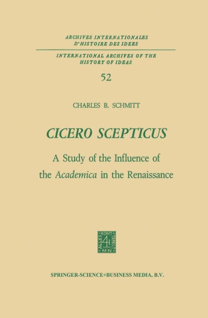 Cicero Scepticus - Charles B. Schmitt