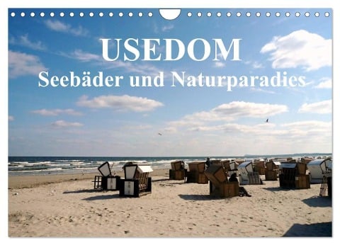 USEDOM - Seebäder und Naturparadies (Wandkalender 2024 DIN A4 quer), CALVENDO Monatskalender - Art-Motiva Art-Motiva