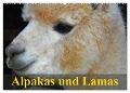 Alpakas und Lamas (Wandkalender 2024 DIN A2 quer), CALVENDO Monatskalender - Elisabeth Stanzer