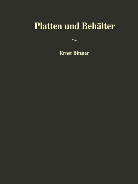 Platten und Behälter - Ernst Bittner