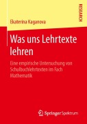Cover-Bild zum Titel 'Was uns Lehrtexte lehren' von 'Ekaterina Kaganova'
