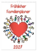 Cover-Bild zum Titel 'Fröhlicher Familienplaner (Wandkalender 2027 DIN A4 hoch), CALVENDO Monatskalender' von 'Pixelpunker. de Vrd'