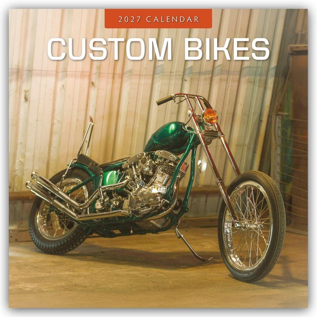 Custom Bikes - Umgebaute Motorräder 2027 - 16-Monatskalender - Robin Red