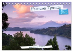 Cover-Bild zum Titel 'Fernweh Uganda - Naturschönheit Ostafrikas (Tischkalender 2026 DIN A5 quer), CALVENDO Monatskalender' von 'Alexander Ludwig'