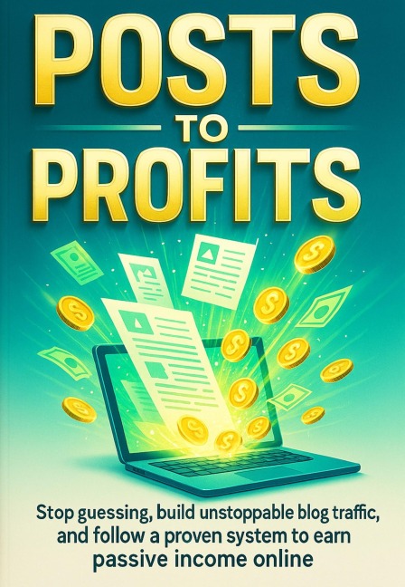 Posts to Profits: Stop guessing, build unstoppable blog traffic, and follow a proven system to earn passive income online - Oliver Blackwell