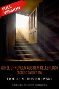 Cover-Bild zum Titel 'Aufzeichnungen aus dem Kellerloch' von 'Fjodor M. Dostojewski'