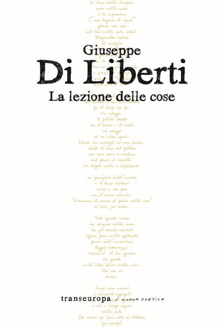 La lezione delle cose - Giuseppe Di Liberti