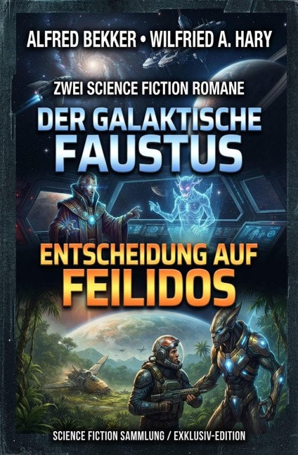Zwei Science Fiction Romane: Der galaktische Faustus / Entscheidung auf Felidos - Alfred Bekker, Wilfried A. Hary