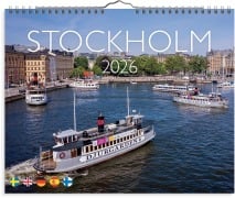 Cover-Bild zum Titel 'Burde Wandkalender Stockholm 2026' von ''