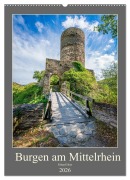 Burgen am Mittelrhein (Wandkalender 2026 DIN A2 hoch), CALVENDO Monatskalender - Erhard Hess