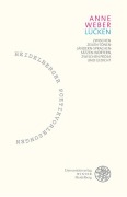 Cover-Bild zum Titel 'Lücken' von 'Anne Weber'