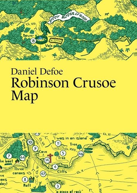 Daniel Defoe: Robinson Crusoe Map - 