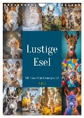 Lustige Esel (Wandkalender 2025 DIN A4 hoch), CALVENDO Monatskalender - Steffen Gierok-Latniak