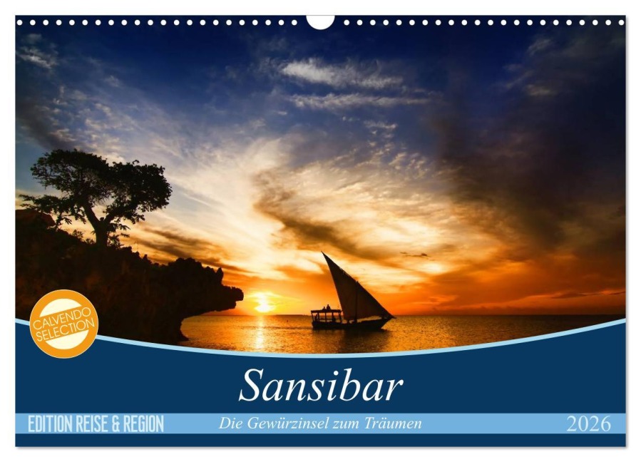 Sansibar (Wandkalender 2026 DIN A3 quer), CALVENDO Monatskalender - (C) Thomas Deter