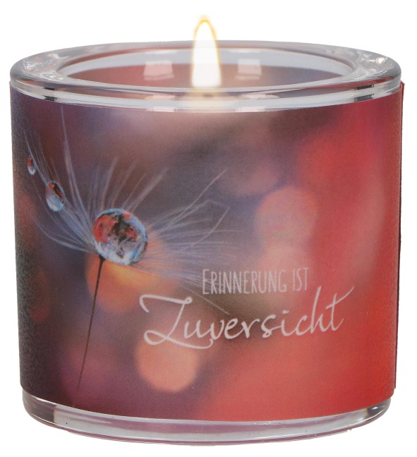 Erinnerung ist Zuversicht-Glaswindlicht - 