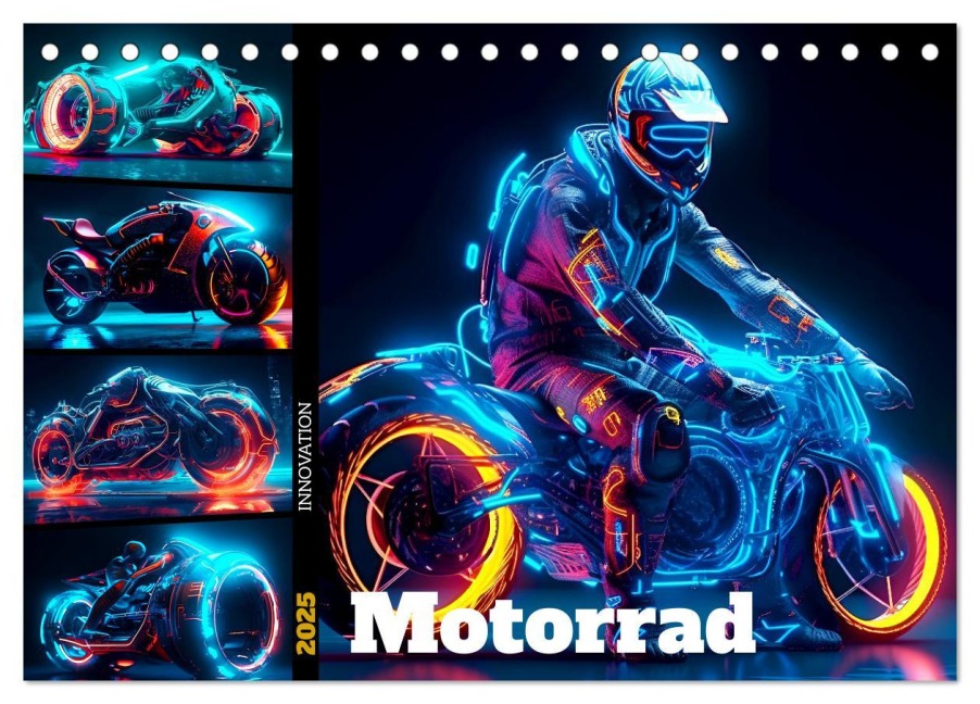 Motorrad Innovation (Tischkalender 2025 DIN A5 quer), CALVENDO Monatskalender - Monika Altenburger