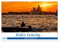 Stilles Venedig wenn es Nacht wird (Wandkalender 2025 DIN A2 quer), CALVENDO Monatskalender - Brigitte Dürr
