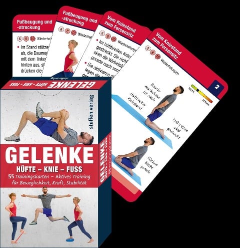 Trainingskarten Gelenke: Hüfte - Knie - Fuß - Ronald Thomschke