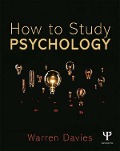 Cover-Bild zum Titel 'How to Study Psychology' von 'Warren Davies'