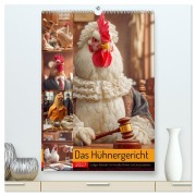 Cover-Bild zum Titel 'Das Hühnergericht - Lustiger Kalender für Anwälte, Richter und Jurastudenten (hochwertiger Premium Wandkalender 2027 DIN A2 hoch), Kunstdruck in Hochglanz' von 'Mb Fotografie'