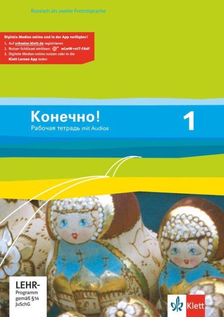 Konetschno! Band 1. Russisch als 2. Fremdsprache. Arbeitsheft - 
