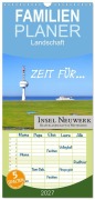 Cover-Bild zum Titel 'Familienplaner 2027 - Zeit für... Insel Neuwerk - Kulturlandschaft im Wattenmeer mit 5 Spalten (Wandkalender, 21 x 45 cm) CALVENDO' von 'Cora Klick'