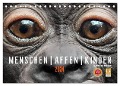 MENSCHEN-AFFEN-KINDER (Tischkalender 2024 DIN A5 quer), CALVENDO Monatskalender - Matthias Besant