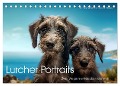 Lurcher Portraits - Zwei Welpen entdecken die Welt (Tischkalender 2025 DIN A5 quer), CALVENDO Monatskalender - Kerstin Hesse