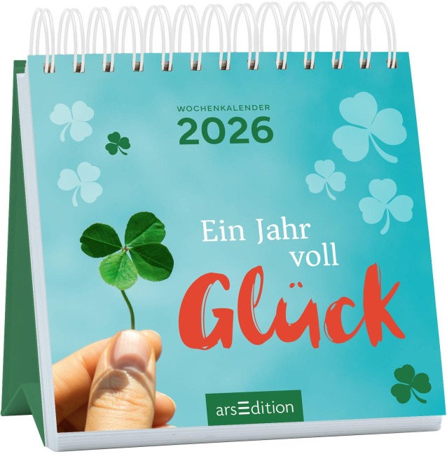 Mini-Wochenkalender Ein Jahr voll Glück 2026 - 