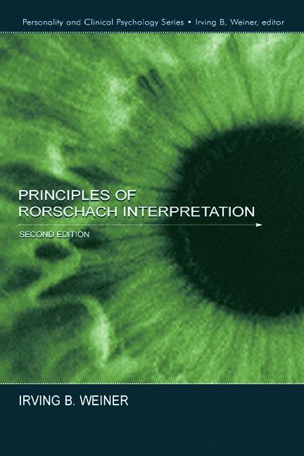 Principles of Rorschach Interpretation - Irving B Weiner