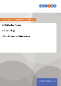 Cover-Bild zum Titel 'e-Learning' von 'I. Zeilhofer-Ficker'