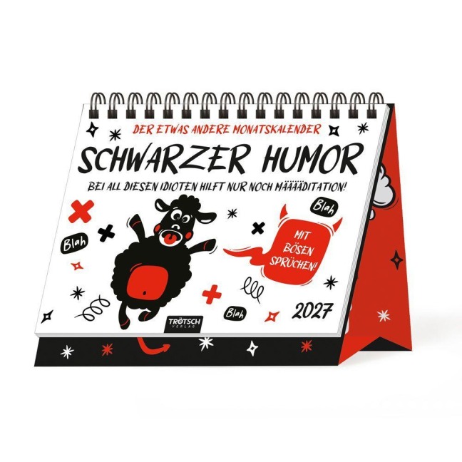 TRÖTSCH - Aufstellkalender Schwarzer Humor 2027 - 