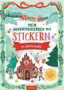Cover-Bild zum Titel 'Mein Adventskalender mit Stickern  - Im Winterwald' von ''