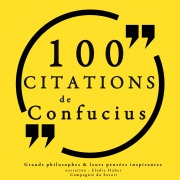 Cover-Bild zum Titel '100 citations de Confucius' von 'Confucius'