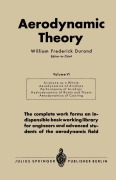Cover-Bild zum Titel 'Aerodynamic Theory' von 'William Frederick Durand'