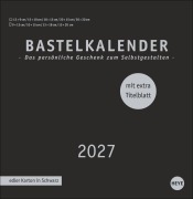 Cover-Bild zum Titel 'Premium-Bastelkalender schwarz groß 2027' von ''
