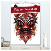 Cover-Bild zum Titel 'Trag ein Tier mit dir (hochwertiger Premium Wandkalender 2026 DIN A2 hoch), Kunstdruck in Hochglanz' von 'Kerstin Waurick'