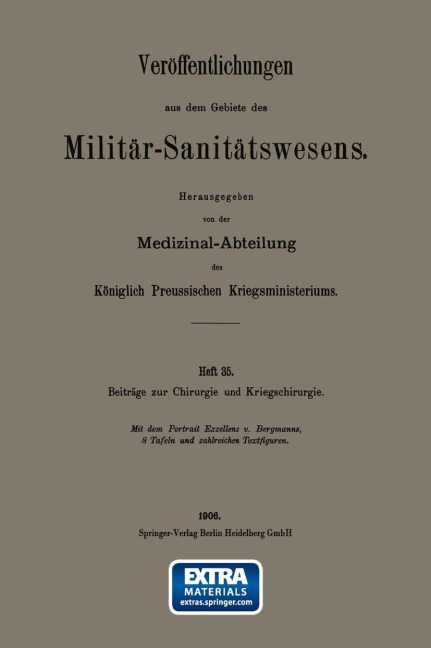Beiträge zur Chirurgie und Kriegschirurgie - Ernst Von Bergmann