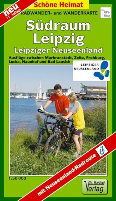 Radwander- und Wanderkarte Südraum Leipzig 1 : 50 000 - 