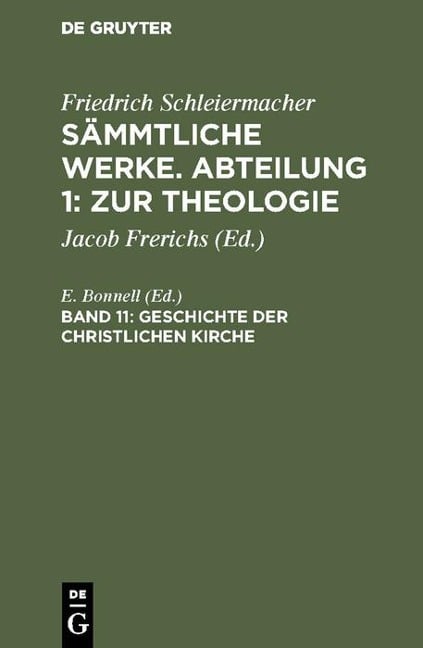 Geschichte der christlichen Kirche - 