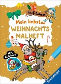 Cover-Bild zum Titel 'Mein liebstes Weihnachtsmalheft mit Stickern ab 6' von ''