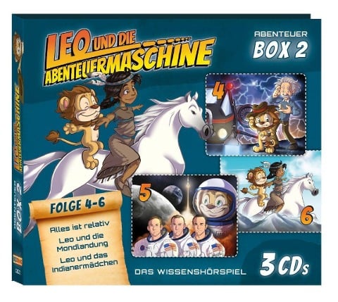 3er CD-Box:Folge 4-6 - Leo und die Abenteuermaschine