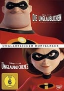 Cover-Bild zum Titel 'Die Unglaublichen 1+2' von 'Brad Bird Brad Bird, Michael Giacchino Michael Giacchino'