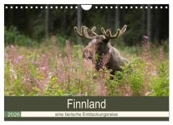 Cover-Bild zum Titel 'Finnland: eine tierische Entdeckungsreise (Wandkalender 2026 DIN A4 quer), CALVENDO Monatskalender' von 'Alexandra Wünsch'